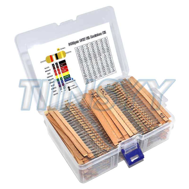 Resistor Kit 1 4W - Kit Assortito di 3120 Resistenze a