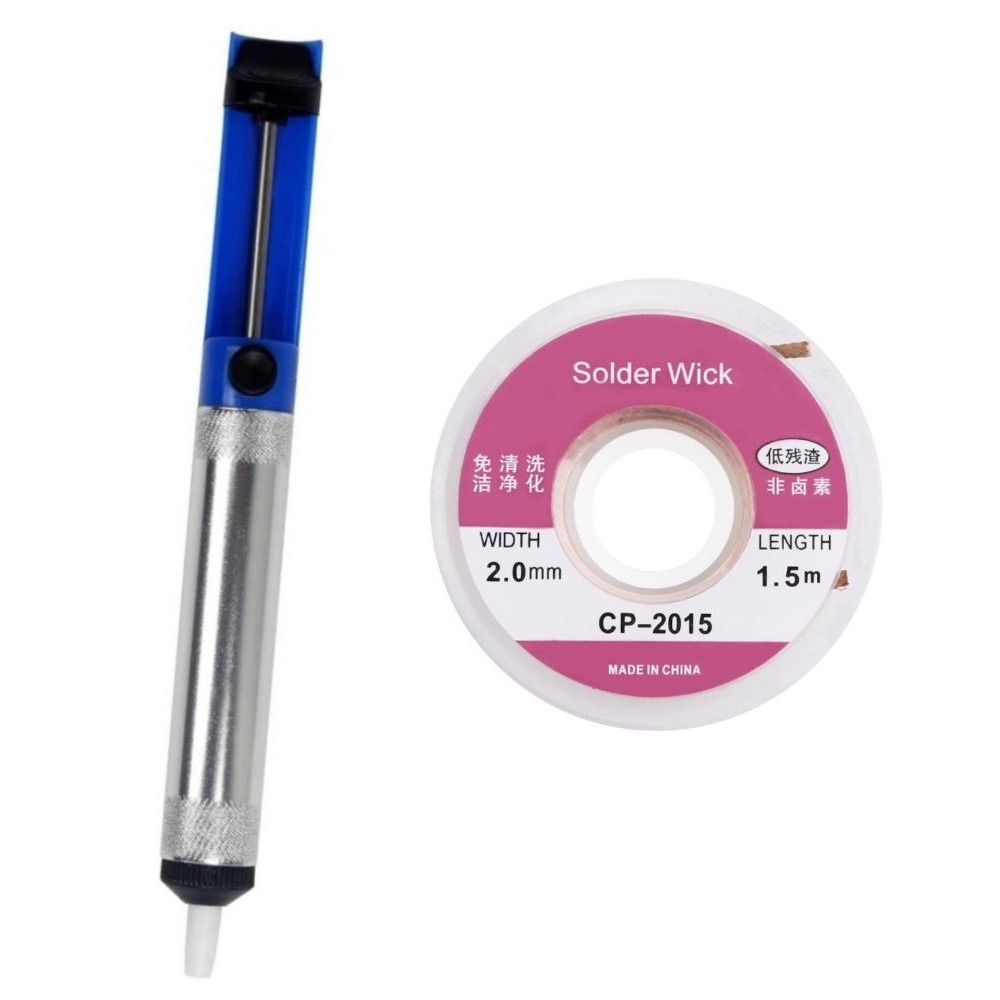 Flux Pen Electronics - Pompa dissaldante in alluminio Penna per