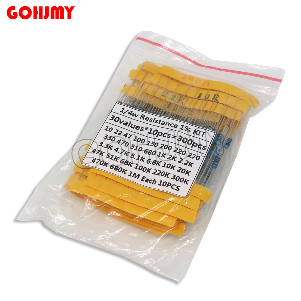 Resistor Kit 1 4W - 30 tipi di resistenza 1/4W 1%