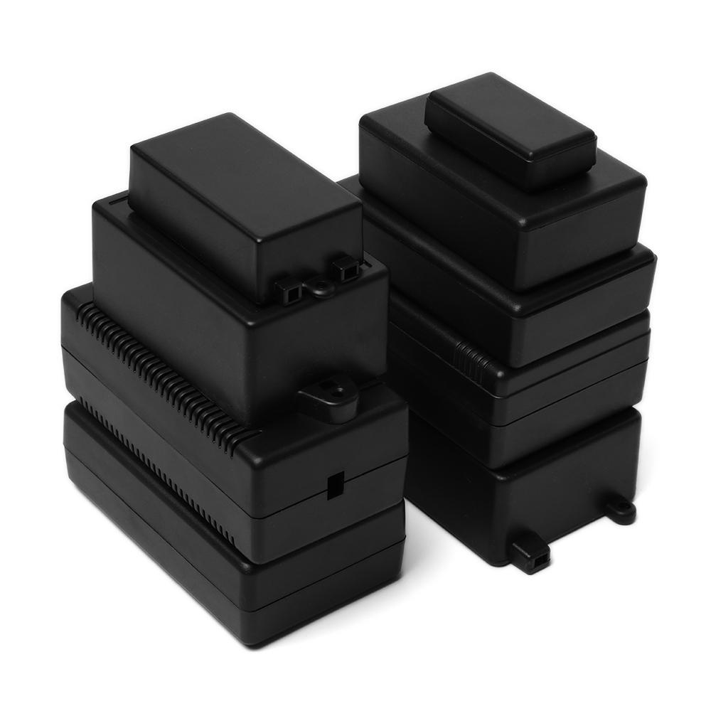Diy Box Electronics Mall - 1pc plastica nera impermeabile custodia fai