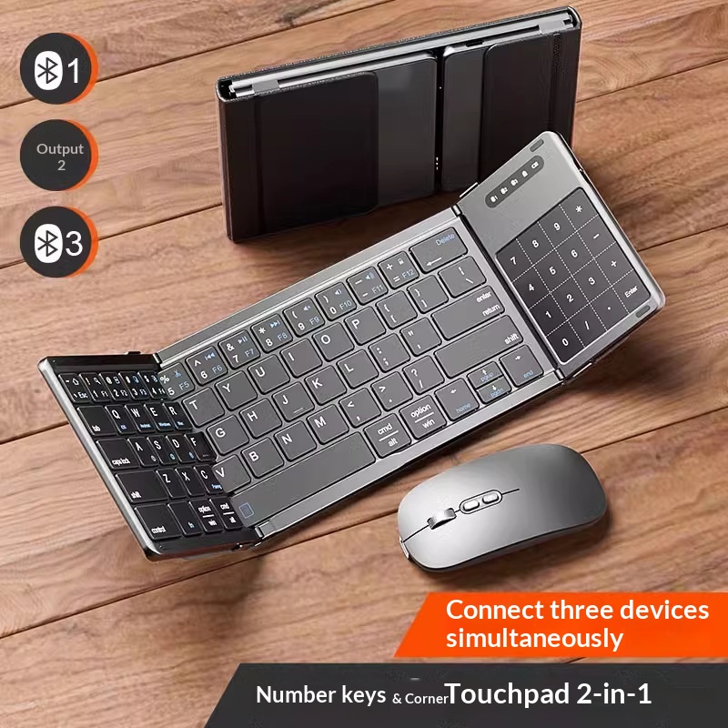 Diy Mouse Electronics - Tastiera Bluetooth wireless Mengzu Tri Fold