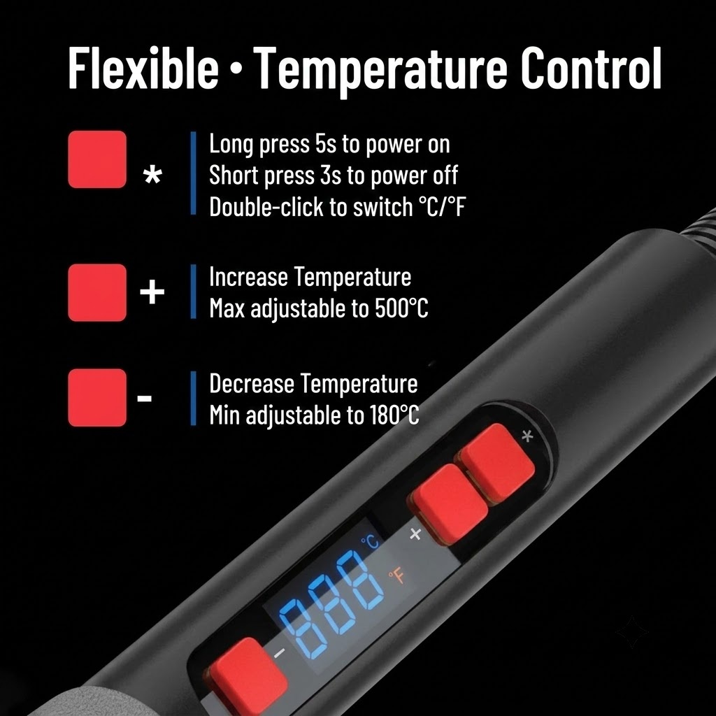 Kit Saldatore a Temperatura Re - Diy Electronics Uk recensione e prezzo