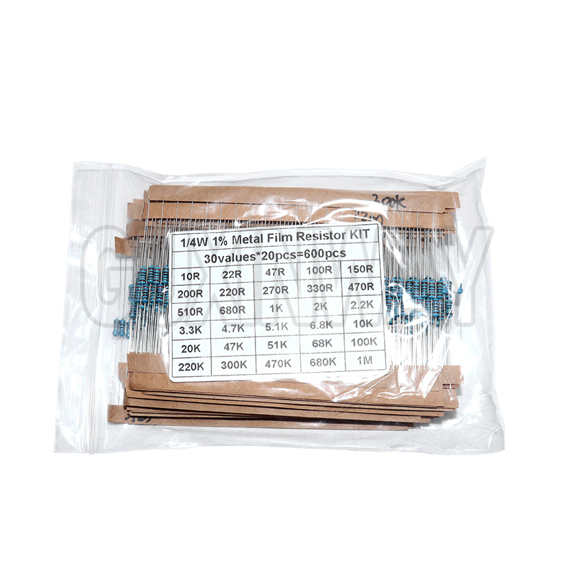 KIT resistore a film metallico - Resistor Kit 1 4W recensione e prezzo