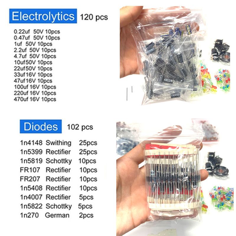 Kit di componenti da 1900 pezz - Resistor Kit 1 4W recensione e prezzo