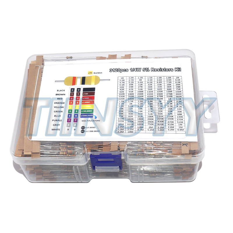 Kit Assortito di 3120 Resisten - Resistor Kit 1 4W recensione e prezzo
