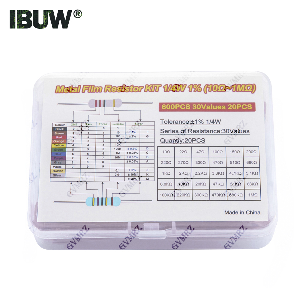Kit assortimento di resistori  - Resistor Kit 1 4W recensione e prezzo