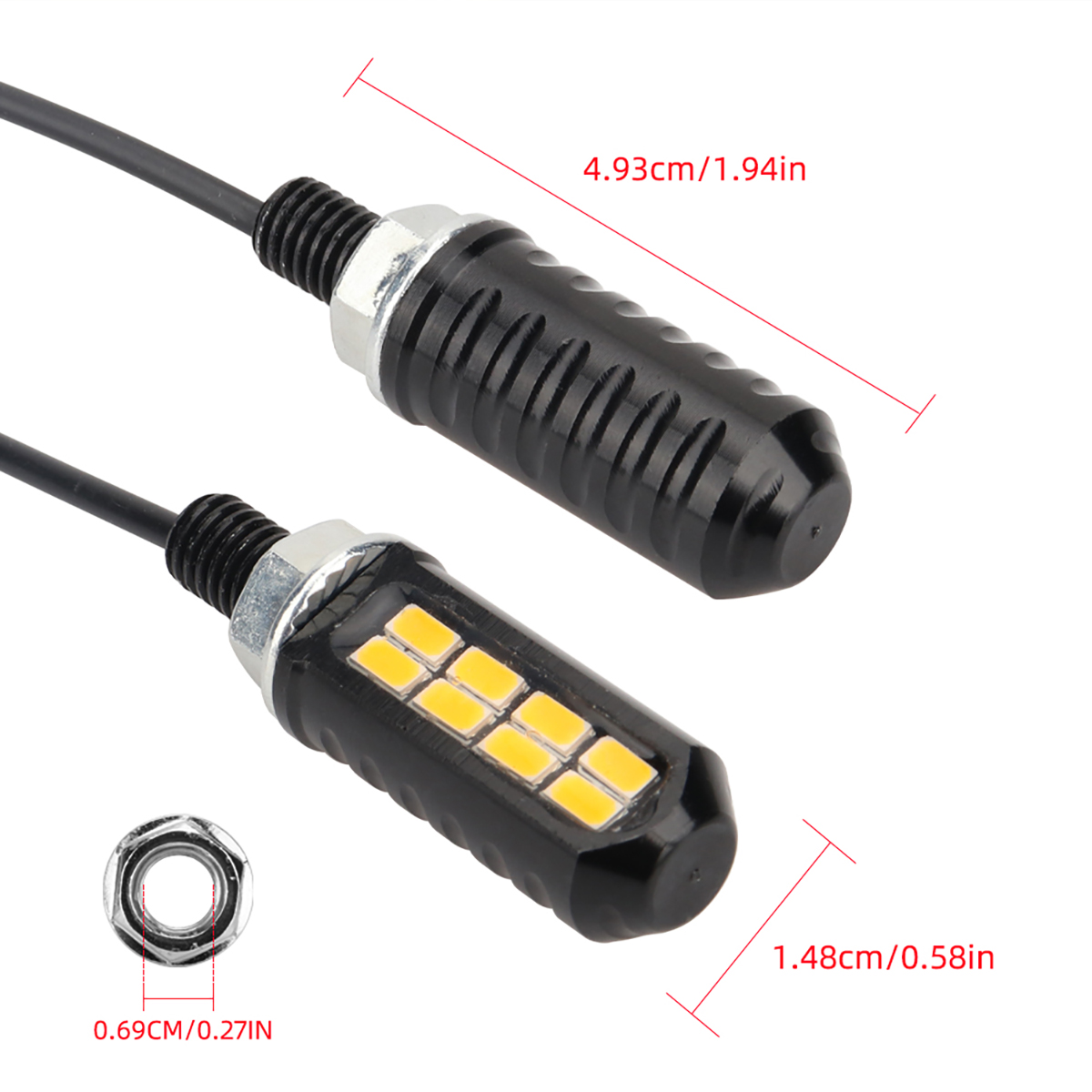 1 Paio di Luci LED per Moto, 8 - Diy Lamp Electronics recensione e prezzo