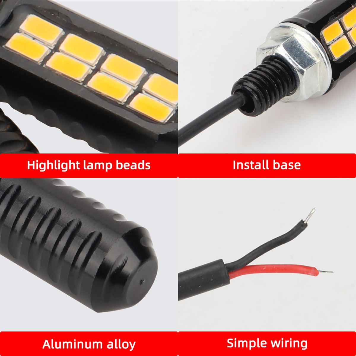 1 Paio di Luci LED per Moto, 8 - Diy Lamp Electronics recensione e prezzo
