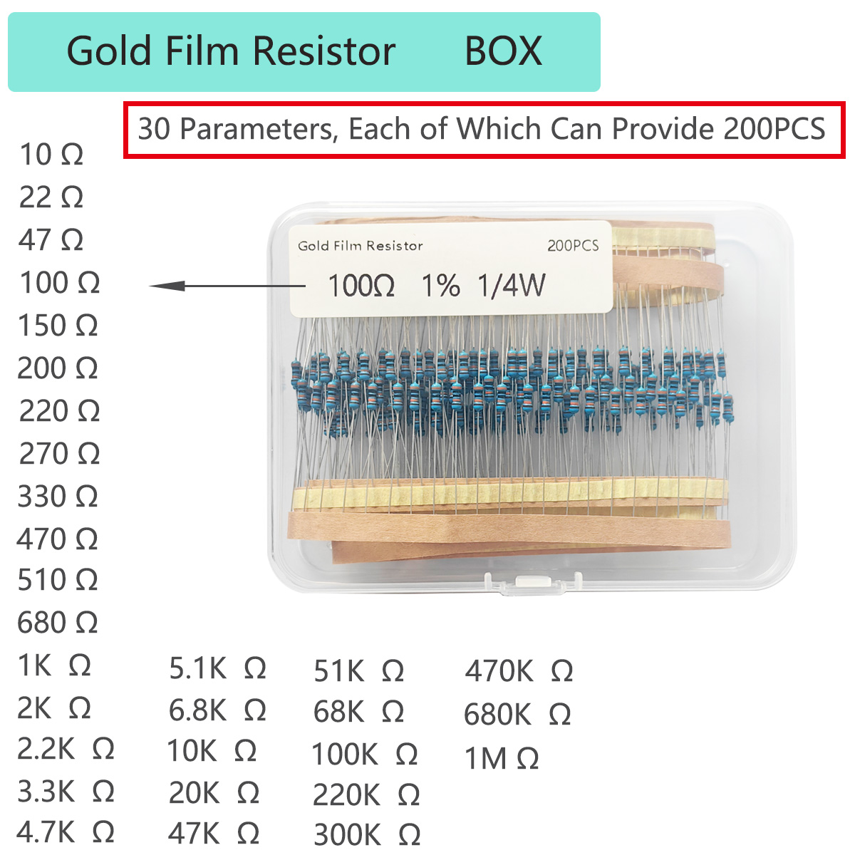Kit di 200 Resistori a Film Me - Resistor Kit 1 4W recensione e prezzo